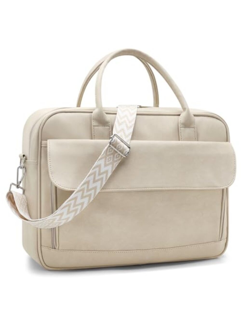 17.3 inch PU Leather Laptop Briefcase Tote Bag Professional Work Teacher Nurse